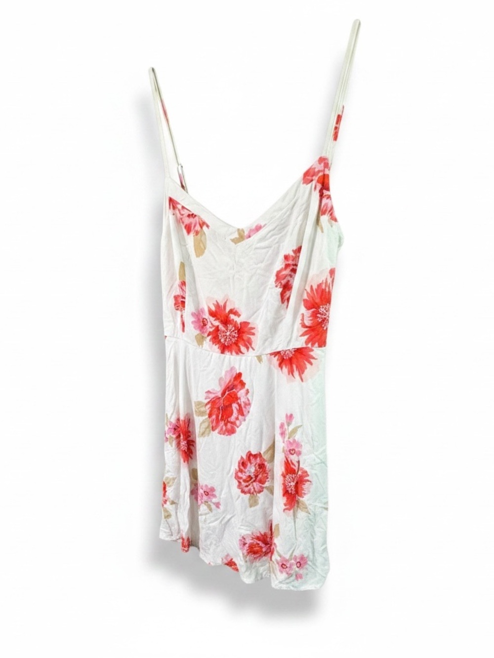 Floral Fit & Flare Mini Dress Medium Beach Vacation Cottagecore - Picture 2 of 3